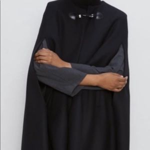 Blend Wool Women’s Cape size  XS - Black